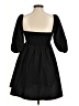 Blue Rain Solid Black Casual Dress Size M - photo 2