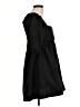Blue Rain Solid Black Casual Dress Size M - photo 4