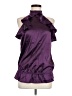 MAX Solid Purple Sleeveless Blouse Size M - photo 1