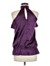 MAX Solid Purple Sleeveless Blouse Size M - photo 2
