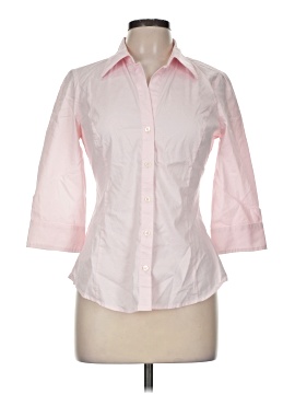 Express Design Studio 3/4 Sleeve Button Down Shirt