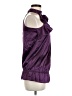 MAX Solid Purple Sleeveless Blouse Size M - photo 4