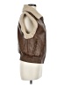 Ashley by 26 International 100% Polyester Brown Vest Size M - photo 4