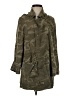 Current/Elliott 100% Rayon Camo Green Raincoat Size Sm (1) - photo 1