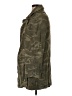 Current/Elliott 100% Rayon Camo Green Raincoat Size Sm (1) - photo 5