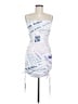 Forever 21 Graphic White Cocktail Dress Size M - photo 1