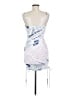 Forever 21 Graphic White Cocktail Dress Size M - photo 2