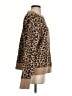 American Eagle Outfitters 100% Recycled Polyester Animal Print Tan Pullover Sweater Size S - photo 4