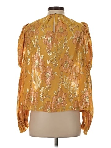 Ulla Johnson Long Sleeve Silk Top (view 2)