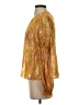 Ulla Johnson Gold Long Sleeve Silk Top Size 0 - photo 5