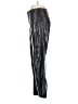 Free People 100% Polyester Metallic Black Casual Pants Size 0 - photo 5
