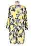 Elevenses 100% Rayon Print Yellow Romper Size L - photo 2