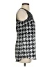CAbi 100% Polyester Houndstooth Silver Sleeveless Blouse Size XS - photo 4