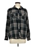 North River Outfitters Plaid Gray Long Sleeve Button-Down Shirt Size M - photo 1