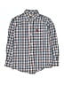 Cinch Checkered-gingham Blue Long Sleeve Button-Down Shirt Size 4 - 5 - photo 1