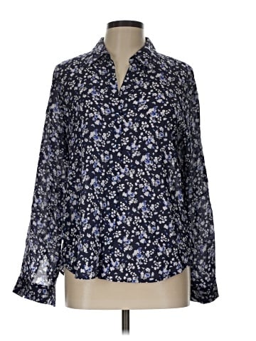 L'Agence Long Sleeve Blouse (view 1)