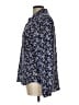 L'Agence 100% Viscose Floral Blue Long Sleeve Blouse Size Lg (3) - photo 5