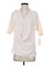 Ella Moss 100% Polyester Ivory Short Sleeve Blouse Size XS - photo 1