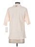 Ella Moss 100% Polyester Ivory Short Sleeve Blouse Size XS - photo 2