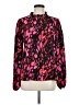 Shein Animal Print Pink Long Sleeve Blouse Size 8 - 10 - photo 1