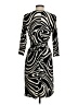 Chico's Graphic Animal Print Black Cocktail Dress Size 0 - photo 2