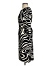 Chico's Graphic Animal Print Black Cocktail Dress Size 0 - photo 5