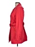 St. John Red Trenchcoat Size M - photo 5