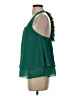 Naked Zebra 100% Polyester Green Sleeveless Blouse Size S - photo 5
