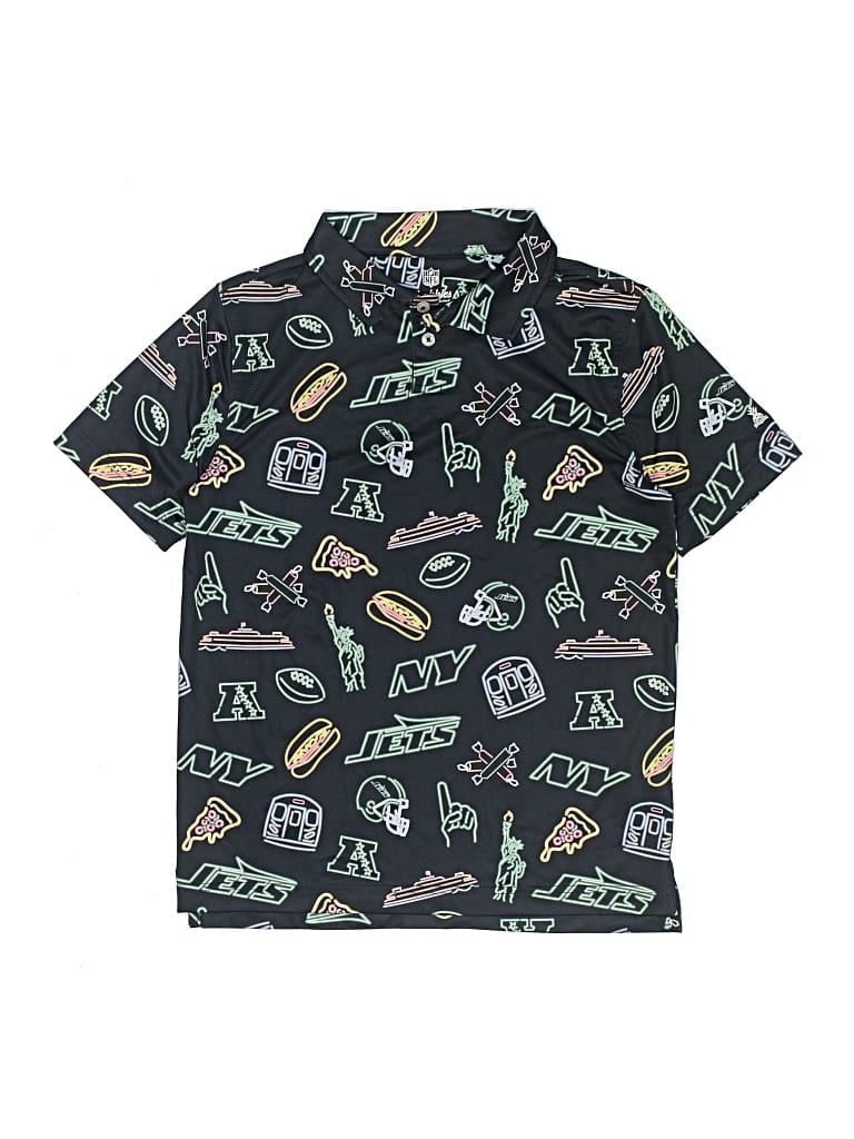 Pre-owned Chubbies Kids' Short Sleeve Polo Shirt In Black