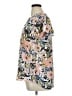 Maurices 100% Polyester Floral Pink Short Sleeve Blouse Size XL - photo 5