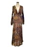 Assorted Brands Paisley Brown Casual Dress Size 3X - photo 1