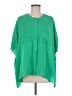 Diane von Furstenberg 100% Silk Green Blouse Size M - photo 1