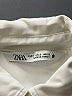 Zara Ivory Short Sleeve Blouse Size S - photo 7