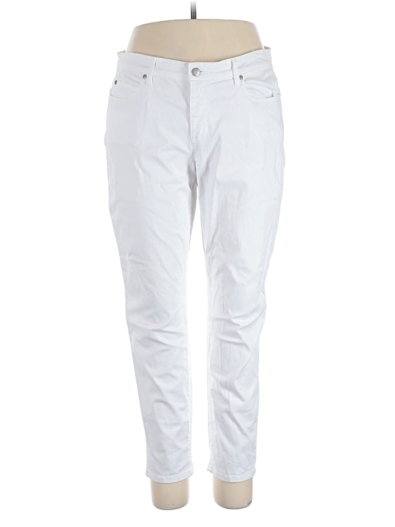 Pre-owned Eileen Fisher Jeans In White