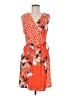 Venus Print Orange Cocktail Dress Size M - photo 1