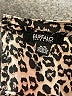 Buffalo by David Bitton 100% Polyester Animal Print Black Short Sleeve Blouse Size M - photo 7