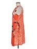Venus Print Orange Cocktail Dress Size M - photo 5