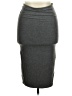 Leith Solid Gray Casual Skirt Size XL - photo 1
