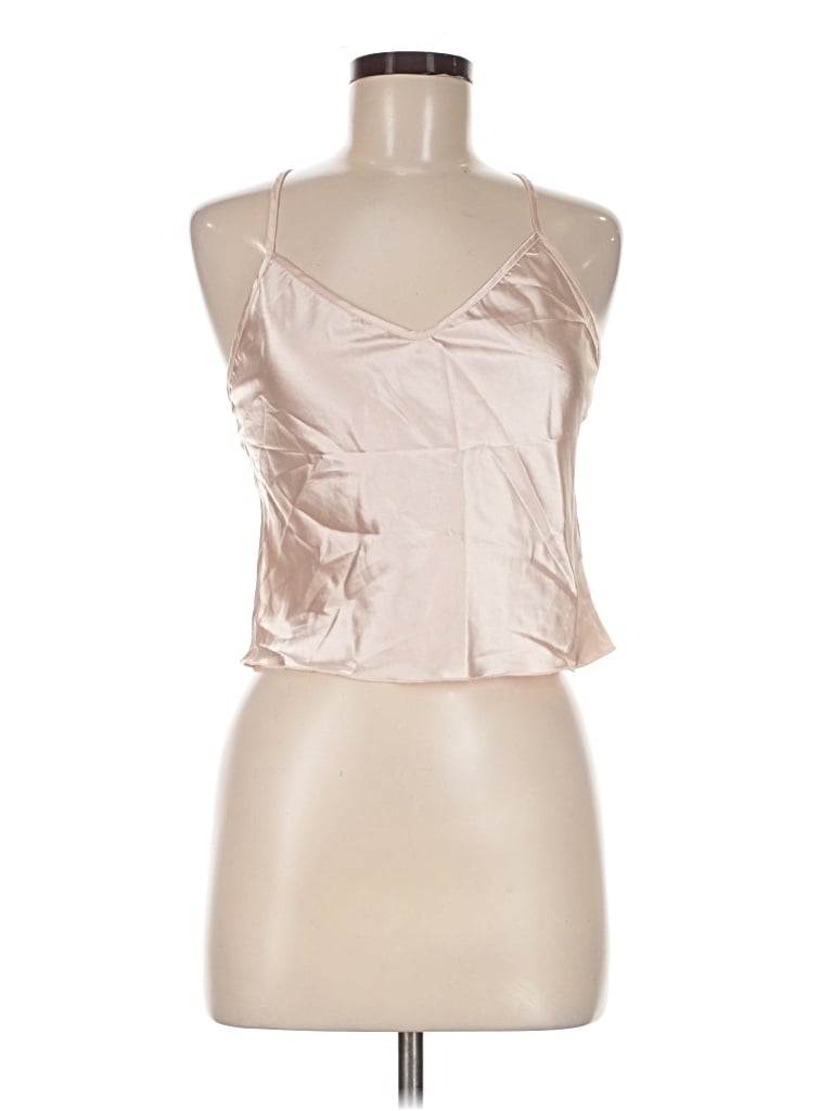 Pre-owned Unbranded Tank Top Pink Halter Neckline Tops