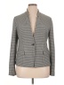 Banana Republic Houndstooth Gray Blazer Size 14 - photo 1