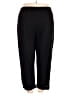 Susan Graver Solid Black Linen Pants Size 2X - photo 2