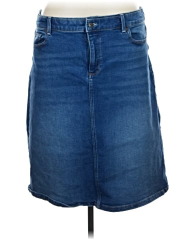 Liz Claiborne Denim Skirt (view 1)