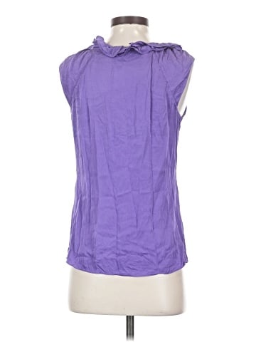 Elie Tahari Sleeveless Silk Top (view 2)