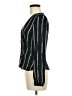 H&M 100% Viscose Black Long Sleeve Blouse Size 6 - photo 5