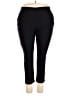 Simply Vera Vera Wang Solid Black Active Pants Size XXL - photo 1