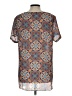 Spense 100% Polyester Paisley Blue Short Sleeve T-Shirt Size L - photo 2