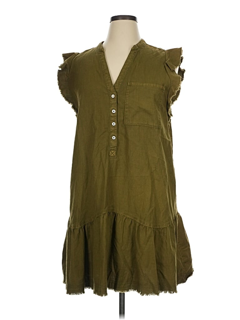 Pre-owned Pilcro Casual Dress In Green
