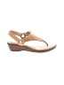 Born Crown Tan Wedges Size 8 - photo 1