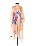 Unbranded 100% Polyester Floral Pink Orange Wrap One size - photo 1