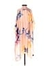 Unbranded 100% Polyester Floral Pink Orange Wrap One size - photo 2